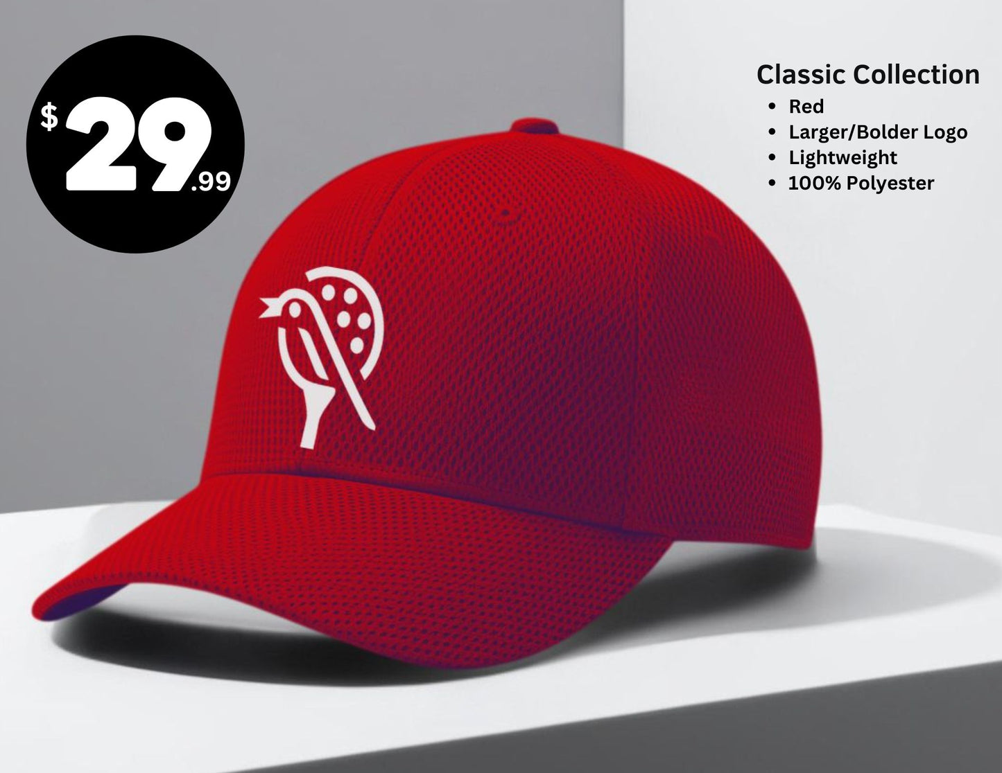 Classic Collection Golf Hat - Red