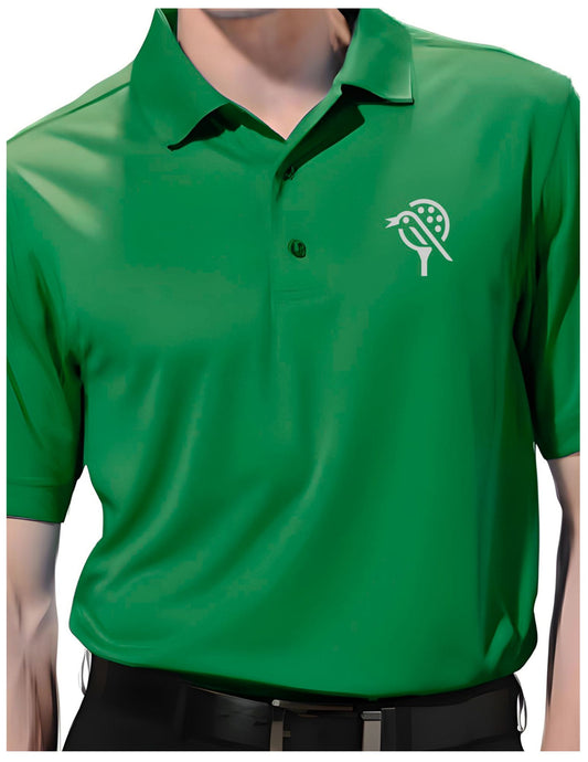 Green Logo Golf Shirt