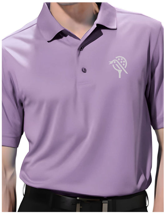 Lt. Purple Logo Golf Shirt